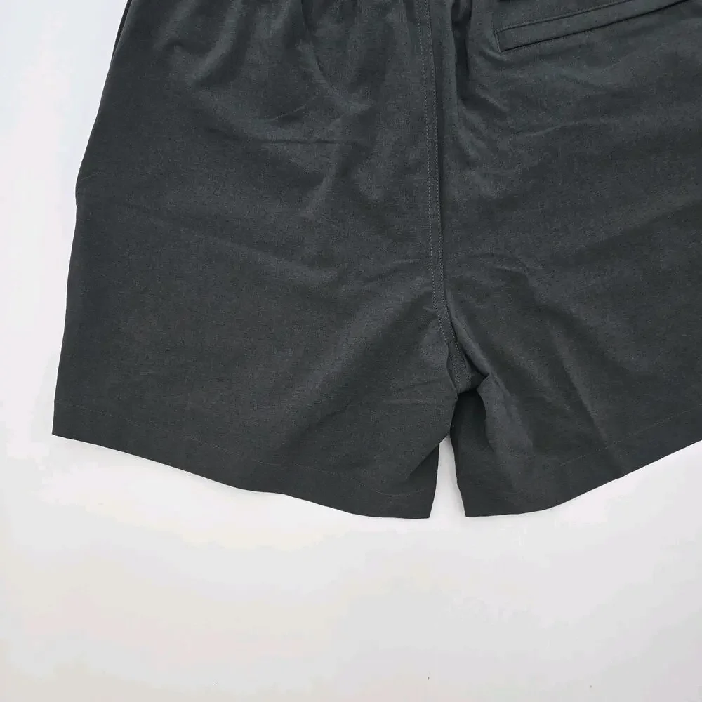 Chubbies Shorts Mens Large 7 Inch Black The Flints Gym Swim Unlined Hybrid